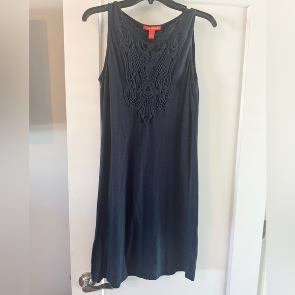 Navy Swing Dress - Picture 1 of 4